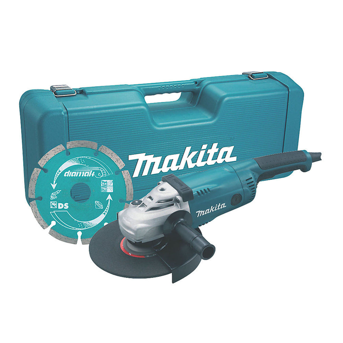 Makita Angle Grinder Electric 110V GA9020KD/1 Trigger Switch Compact 2000W - Image 1