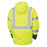 Hi Vis Shell Jacket Yellow Breathable Waterproof Adjustable Medium 40" Chest - Image 2