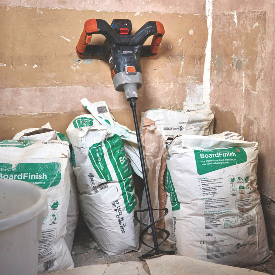 Evolution Paddle Mixer R120MXR-Li Cordless Powerful 18V Li-Ion EXT Body Only - Image 2