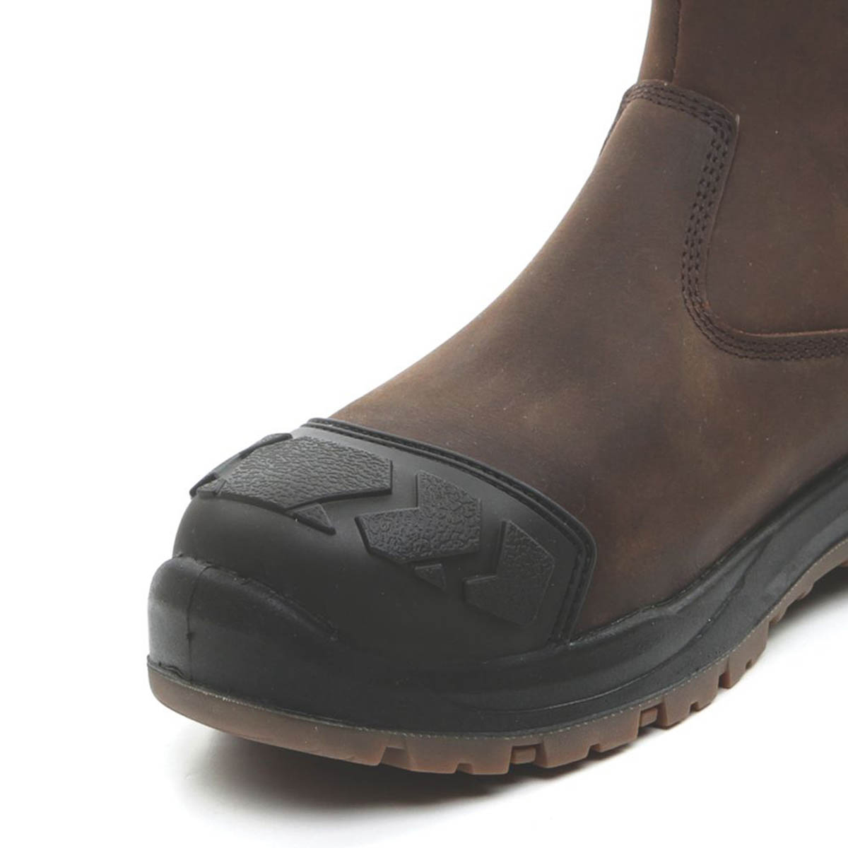 DeWalt Safety Dealer Boots Mens Standard Fit Brown Leather Steel Toe Size 10 - Image 5