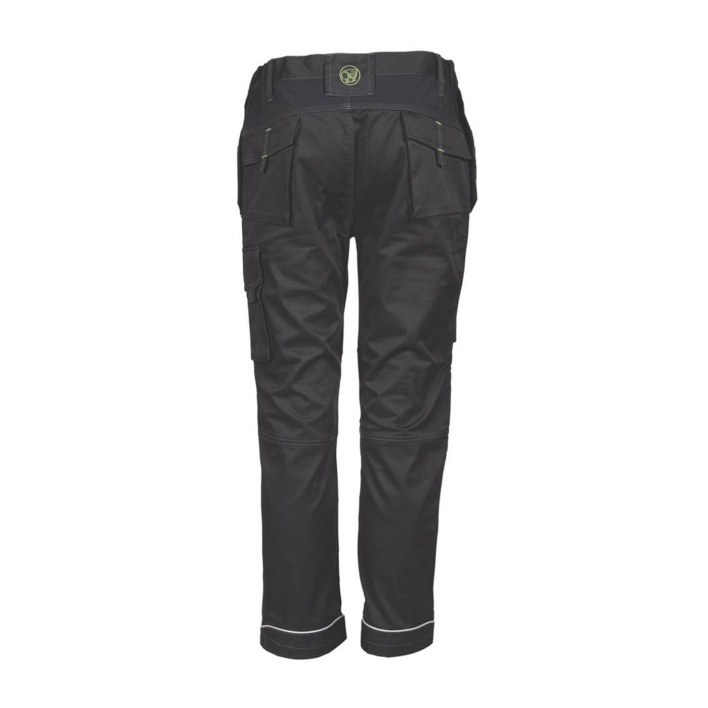 Apache Mens Work Trousers Black APKHT Two Cargo Multi Pocket 42" W 29" L - Image 2