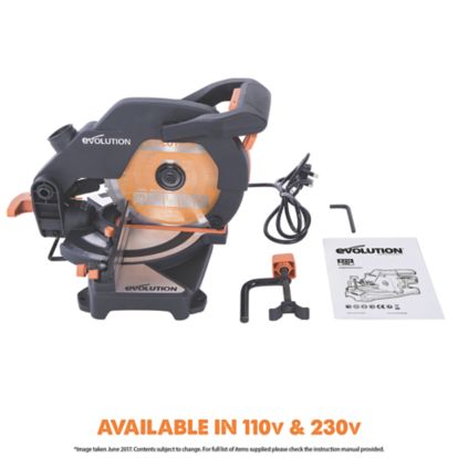 Evolution Mitre Saw R210CMS Corded Electric Lightweight 210mm Multipurpose 240V - Image 5