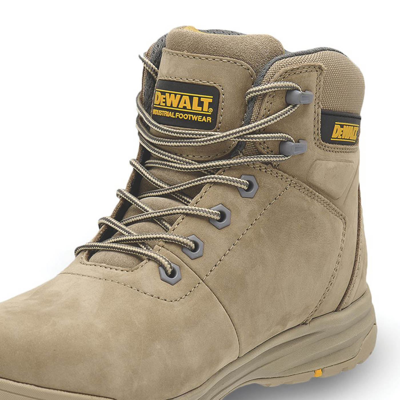 DEWALT Mens Safety Boots Stone Leather Steel Toe Cap Comfortable Size 8 - Image 6