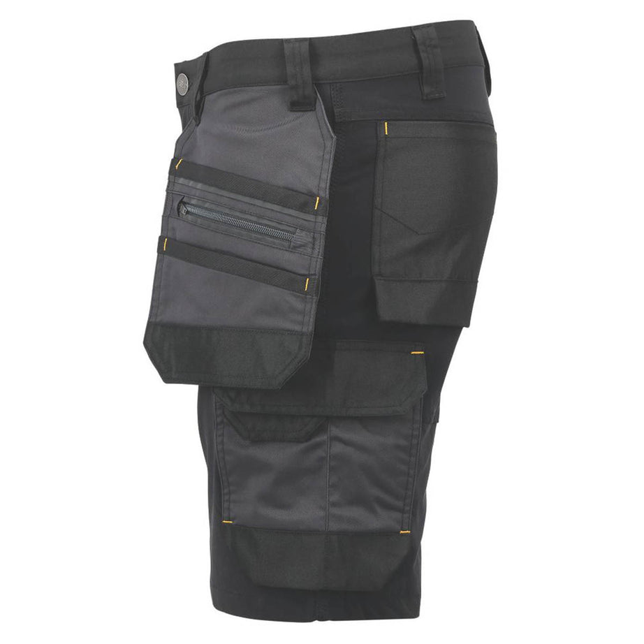 Site Mens Work Shorts Brochman Black Grey Holster Pockets Slim Fit 36" W - Image 5