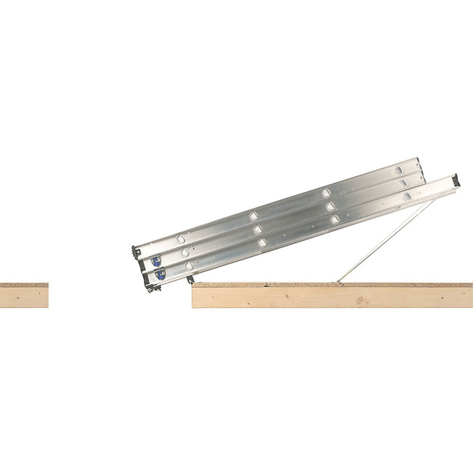 Loft Ladder Aluminium 3 Section Folding Attic Stairs Anti Slip Indoor 3.12m - Image 3