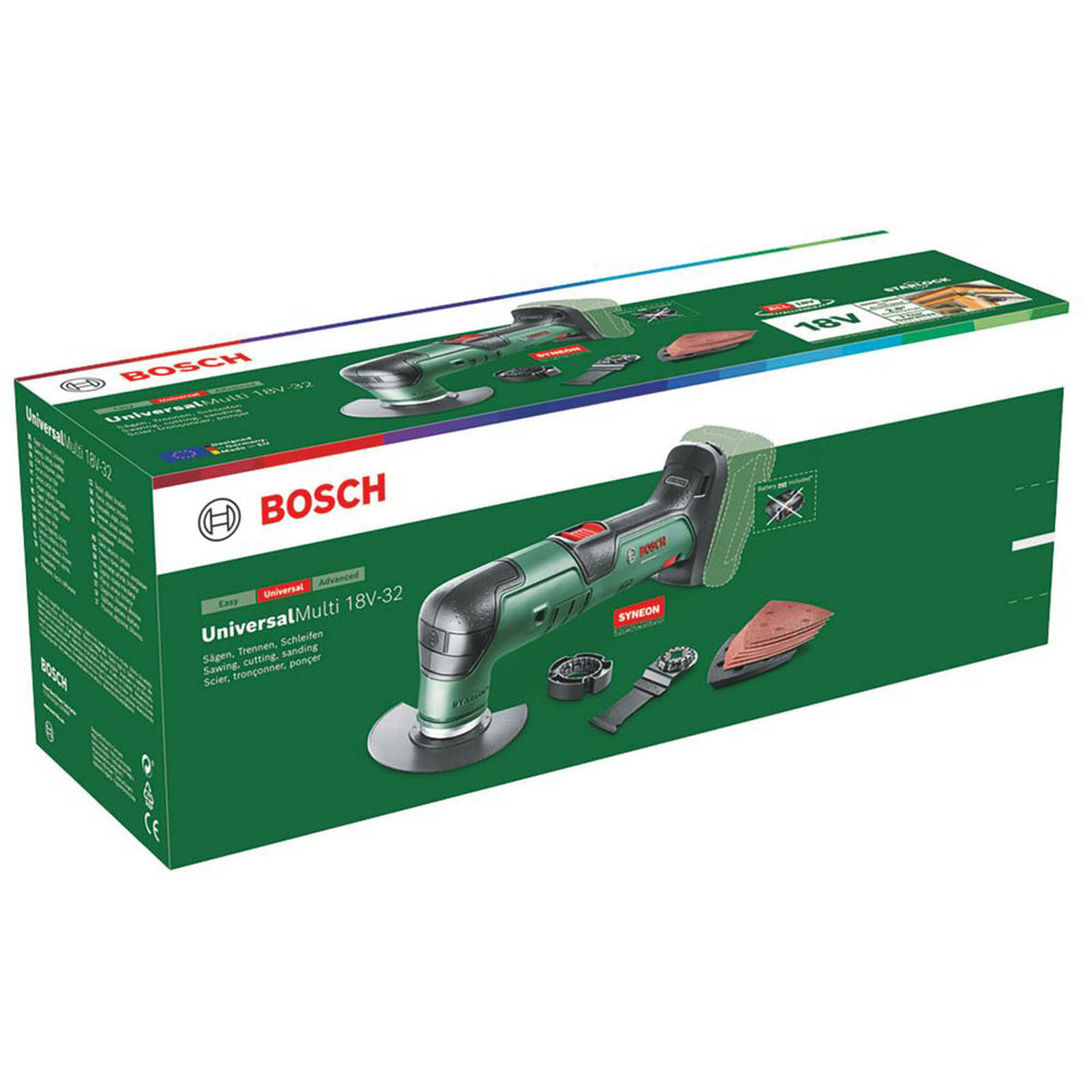 Bosch UniversalMulti 18V-32 18V Li-Ion Power for All  Cordless Multi-Tool - Bare - Image 6