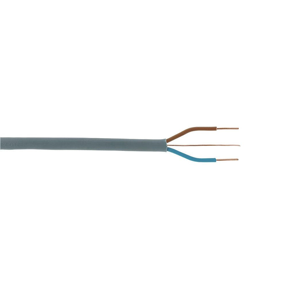 Time Electrical Cable 6242Y Grey Flat Twin And Earth 2 Core Indoor Drum 100m - Image 3