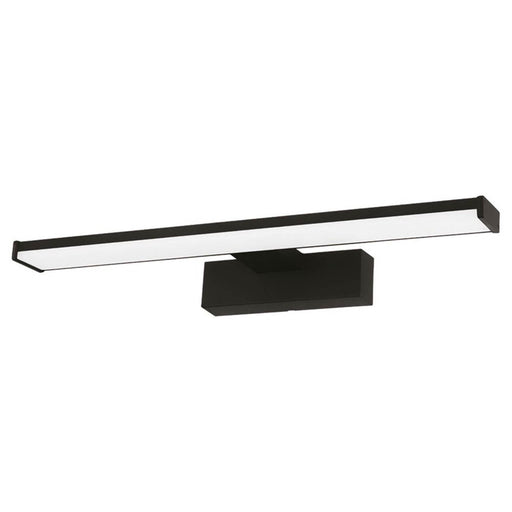 Bathroom Mirror Light Integrated LED Neutral White Aluminium Black Modern 40mm - Image 1