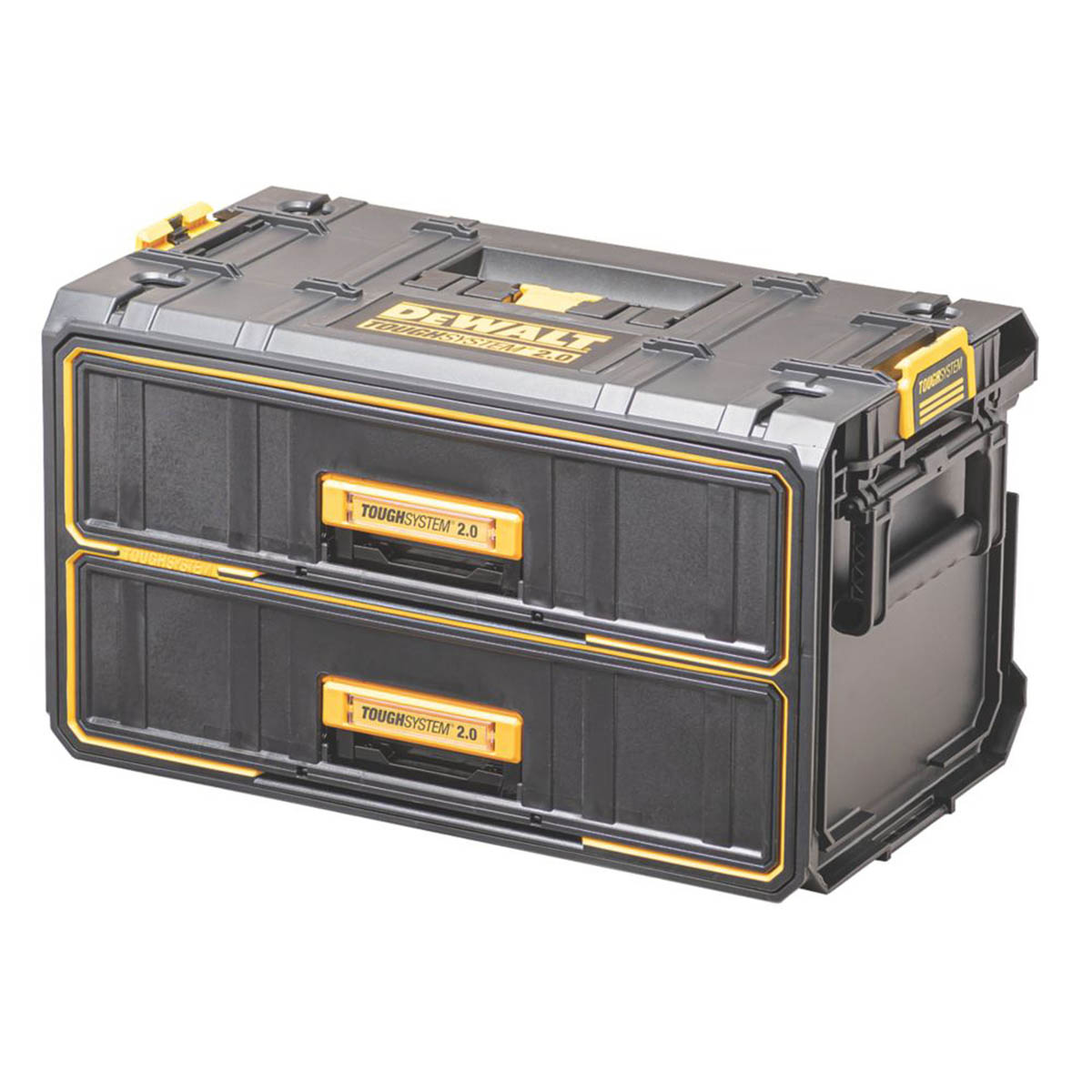 DeWalt Tool Storage 13" ToughSystem2.0 Twin Drawer Unit Toolbox Organiser - Image 1