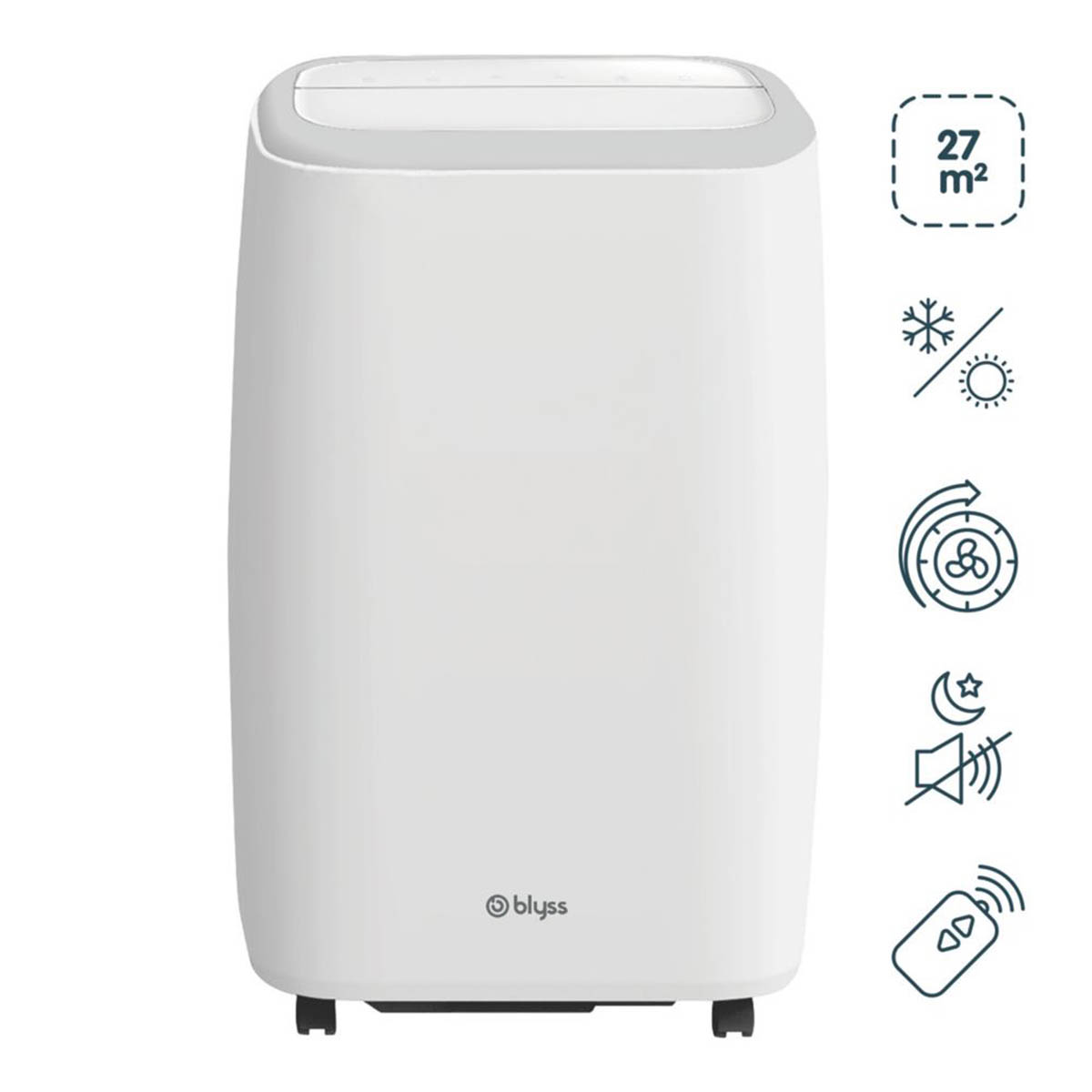 Blyss Portable Air Conditioner Smart Timer 4in1 Cooler Heater Dehumidifier 1129W - Image 6