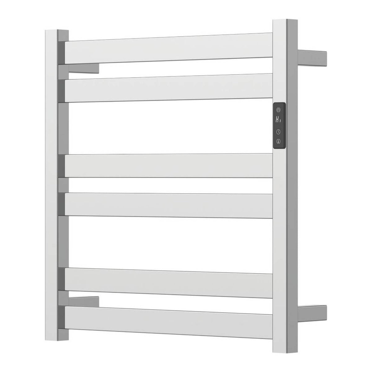 Flomasta 530mm x 520mm 511BTU Chrome Flat Electric Towel Radiator - Image 1