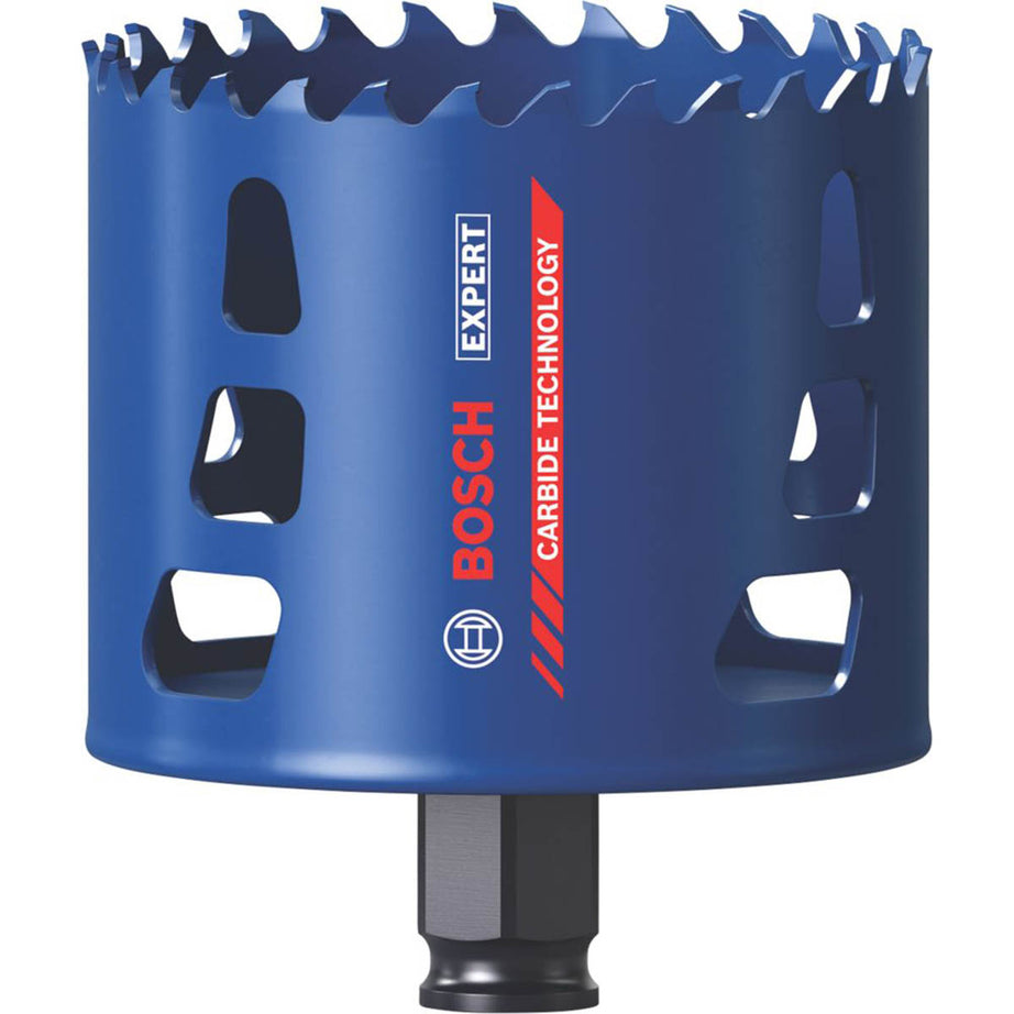 Bosch Hole Saw Drill Bit Carbide Multi-Material Wood Metal Steel Tiles 80mm - Image 1