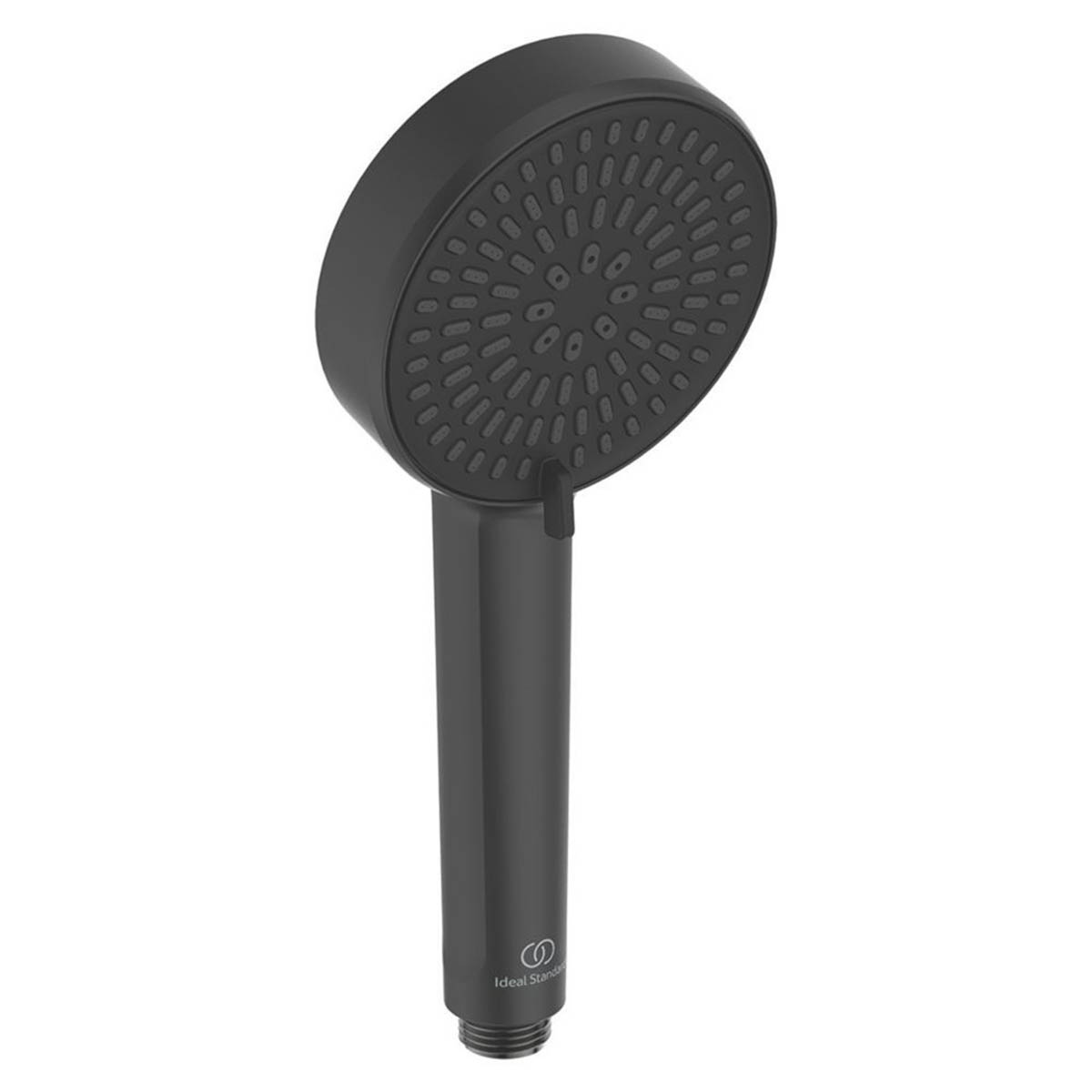 Thermostatic Mixer Shower Exposed Silk Black 2 Spray Pattern Round Twin Head - Image 4