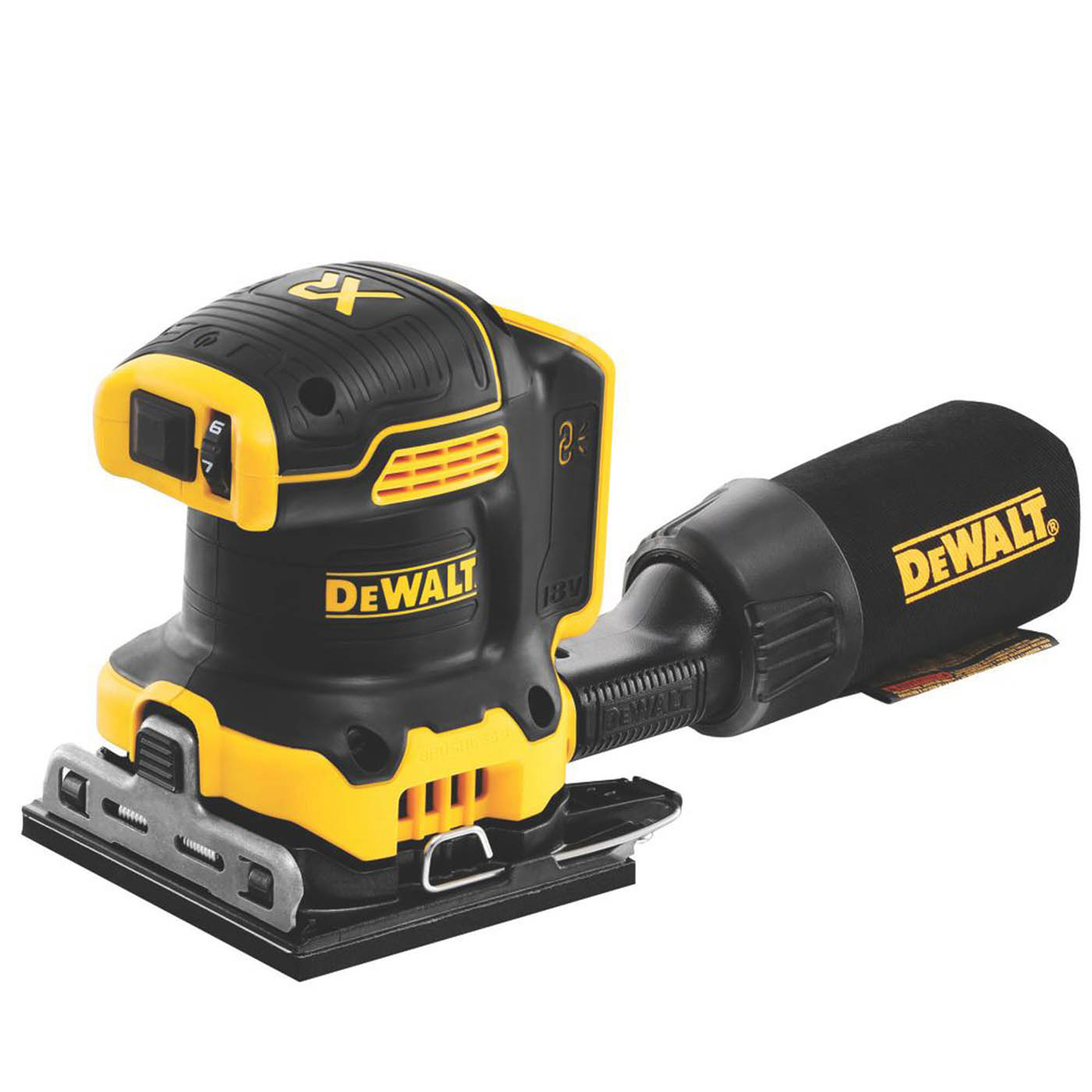 DEWALT Cordless Random Orbital Sander DCW200N-XJ 18V Li-Ion XR Body Only - Image 1