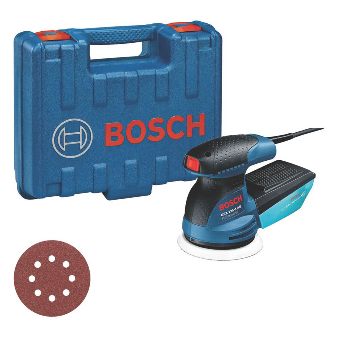 Bosch Random Orbit Sander GEX 125-1 AE 125mm Electric 230V - Image 1