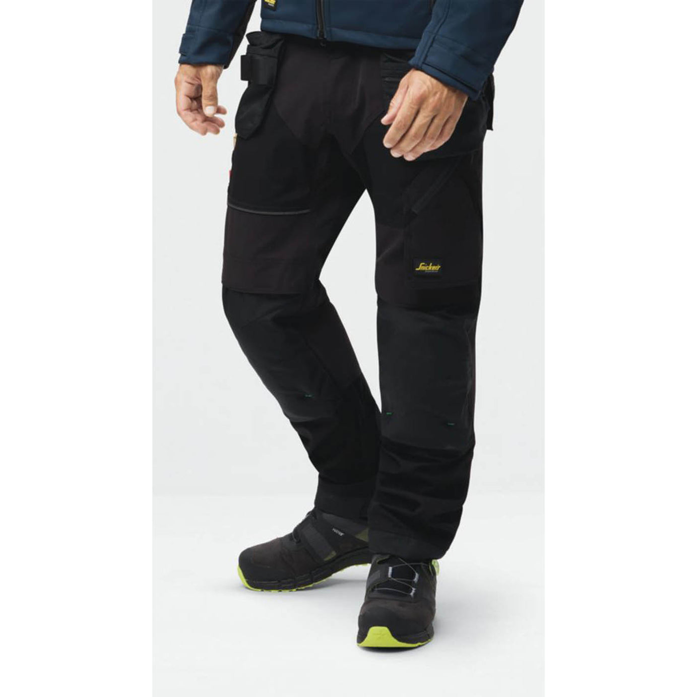 Snickers Work Trousers Mens Regular Fit Black Stretch Multi Pockets 31W 30L - Image 3