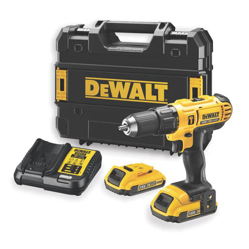 DeWalt Combi Drill Cordless DCD776D2T-GB 18V 2.0Ah 42Nm Keyless Chuck LED TSTAK - Image 1