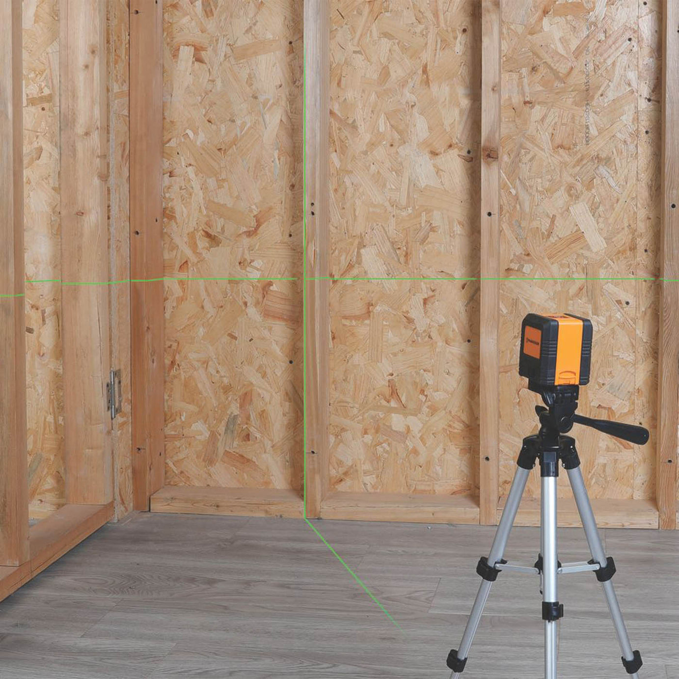 Magnusson Laser Level With Tripod Green Self Levelling Cross Line Indoor - Image 4