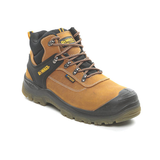 DeWalt Safety Boots Waterproof Tan Steel Toe Cap Shock-Absorbing Sole Size 7 - Image 1