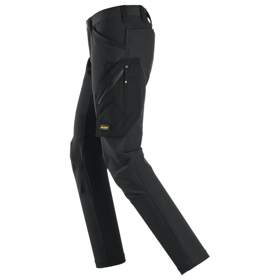 Snickers Work Trousers Slim Fit Stretch Black Multi Pocket 31W 32L 6873 - Image 4