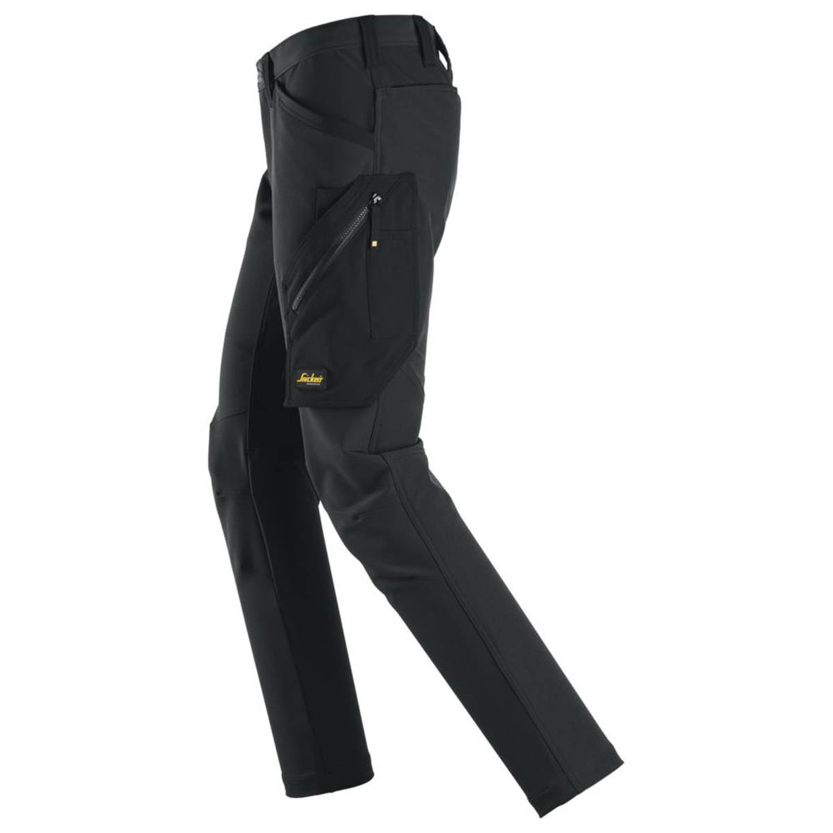 Snickers Work Trousers Slim Fit Stretch Black Multi Pocket 31W 32L 6873 - Image 4