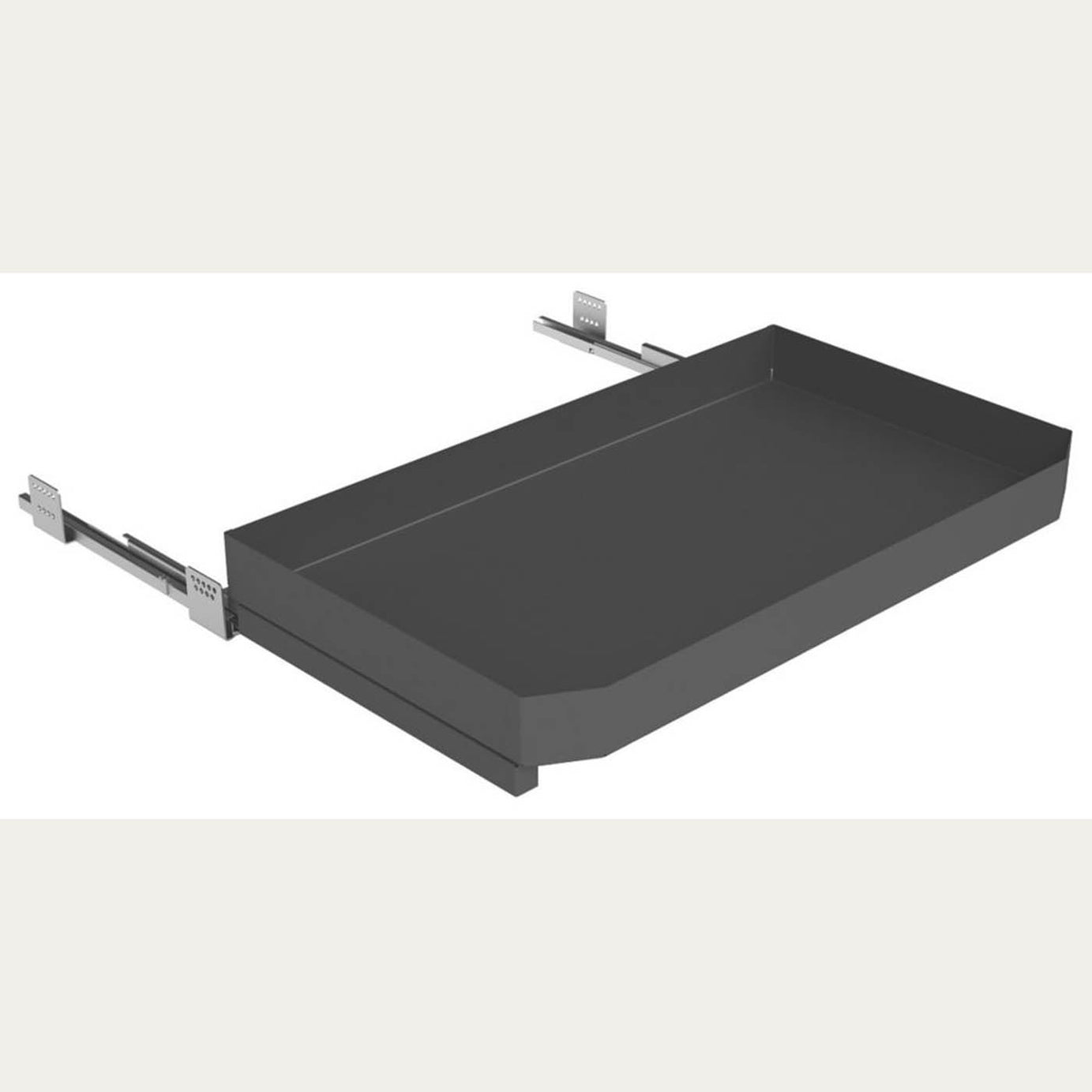 Hafele Pull-Out Kitchen Shelf with Basket Anthracite Steel Max Load 30kg 600mm - Image 2