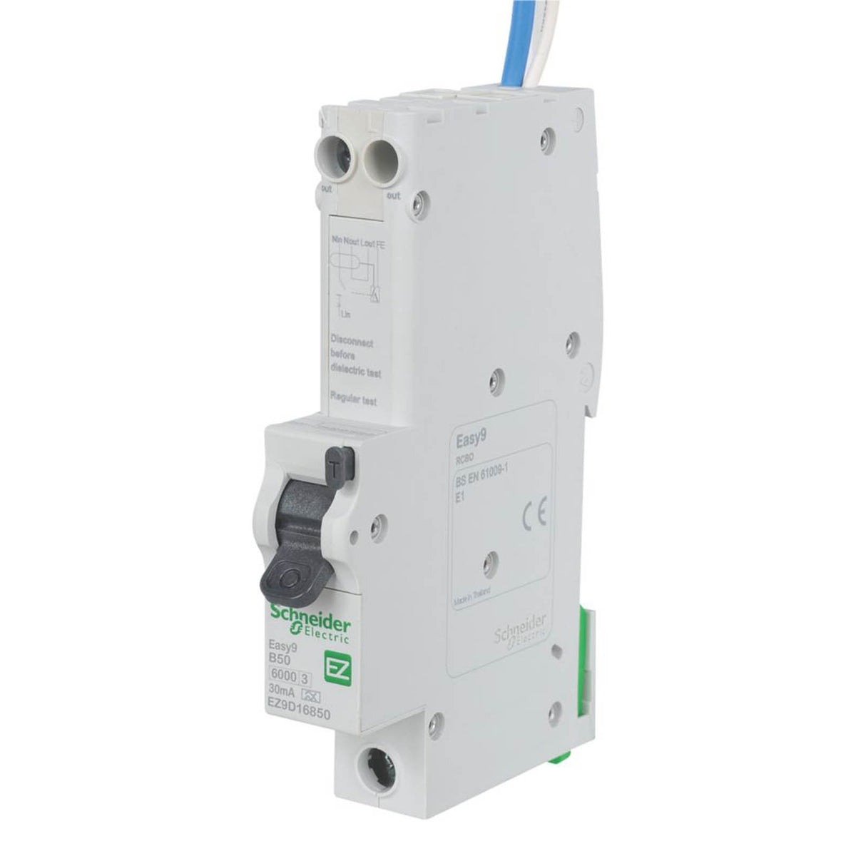 Schneider Electric Easy9 50A 30mA SP Type B  RCBO - Image 1