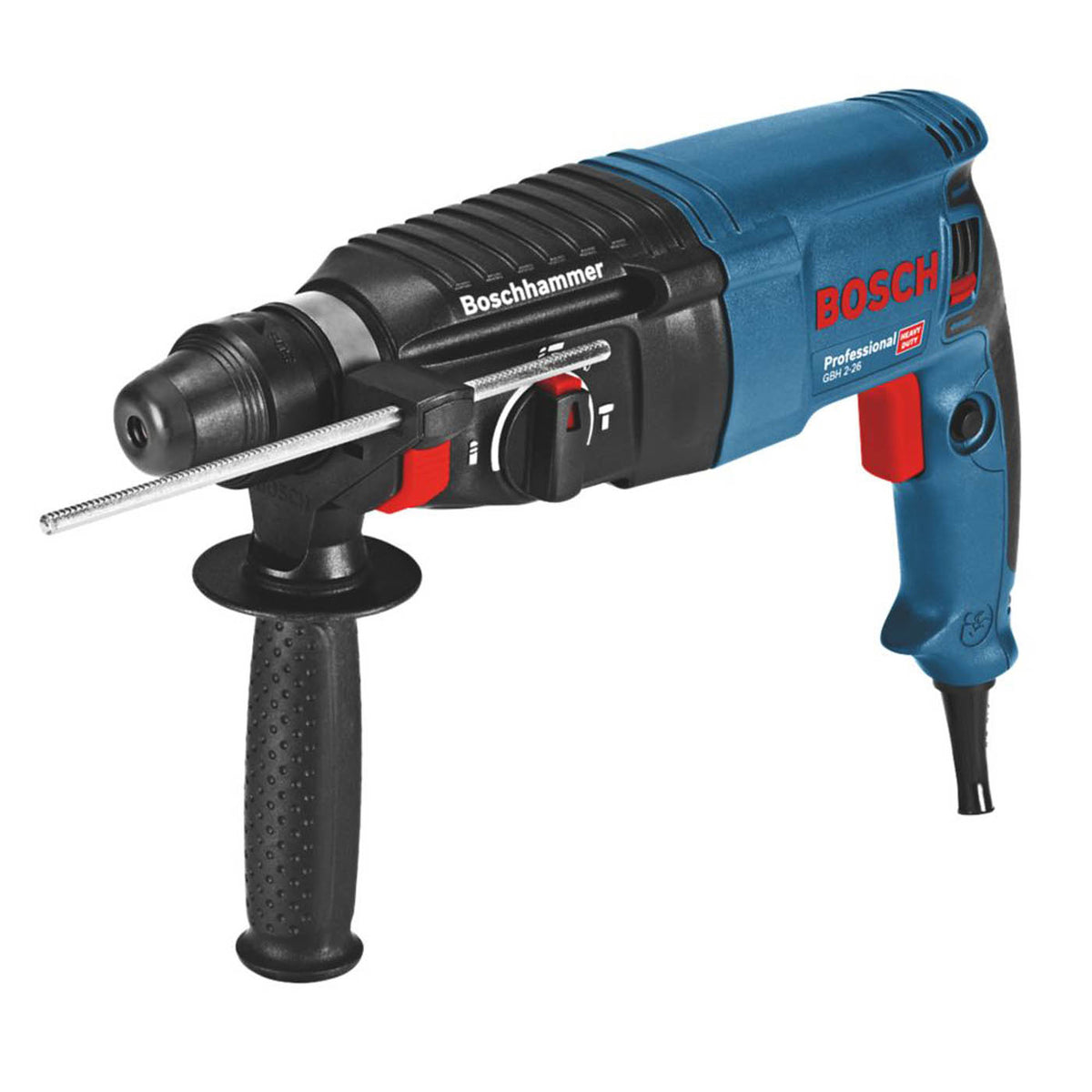 Bosch Hammer Drill SDS Plus Corded Electric Compact Powerful GBH 2-26 2.7kg 240V - Image 1