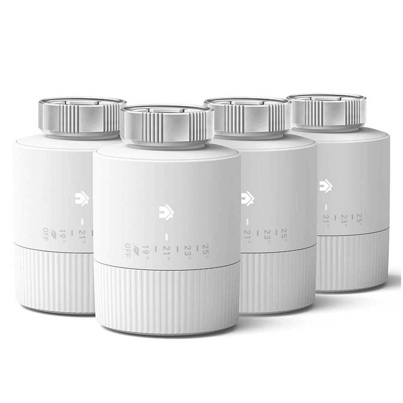 Tado Basic White Smart Radiator Thermostat 4 Pack - Image 1