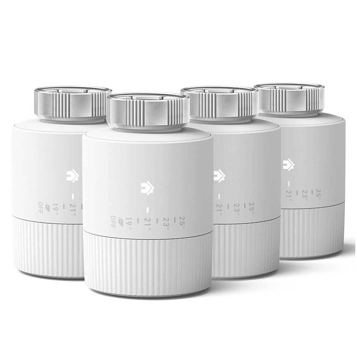 Tado Basic White Smart Radiator Thermostat 4 Pack - Image 1