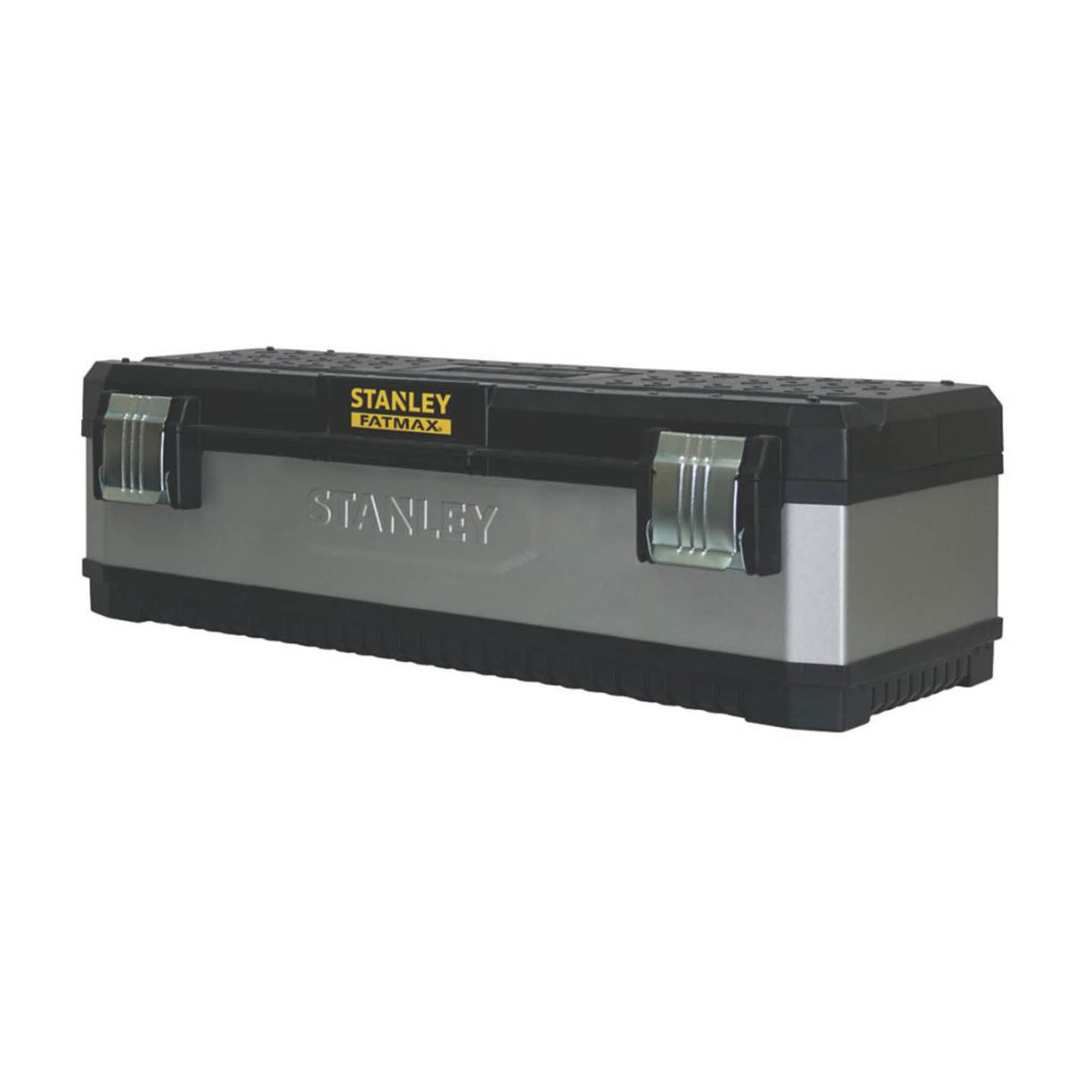Stanley FatMax Tool Box Black Water Resistant Ergonomic Handle Padlock Loop - Image 2