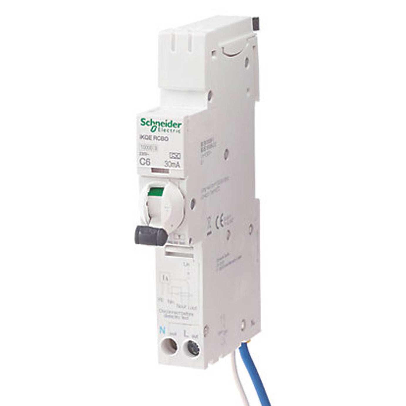 Schneider Electric iKQ 6A 30mA SP & N Type C 3-Phase RCBOs - Image 1