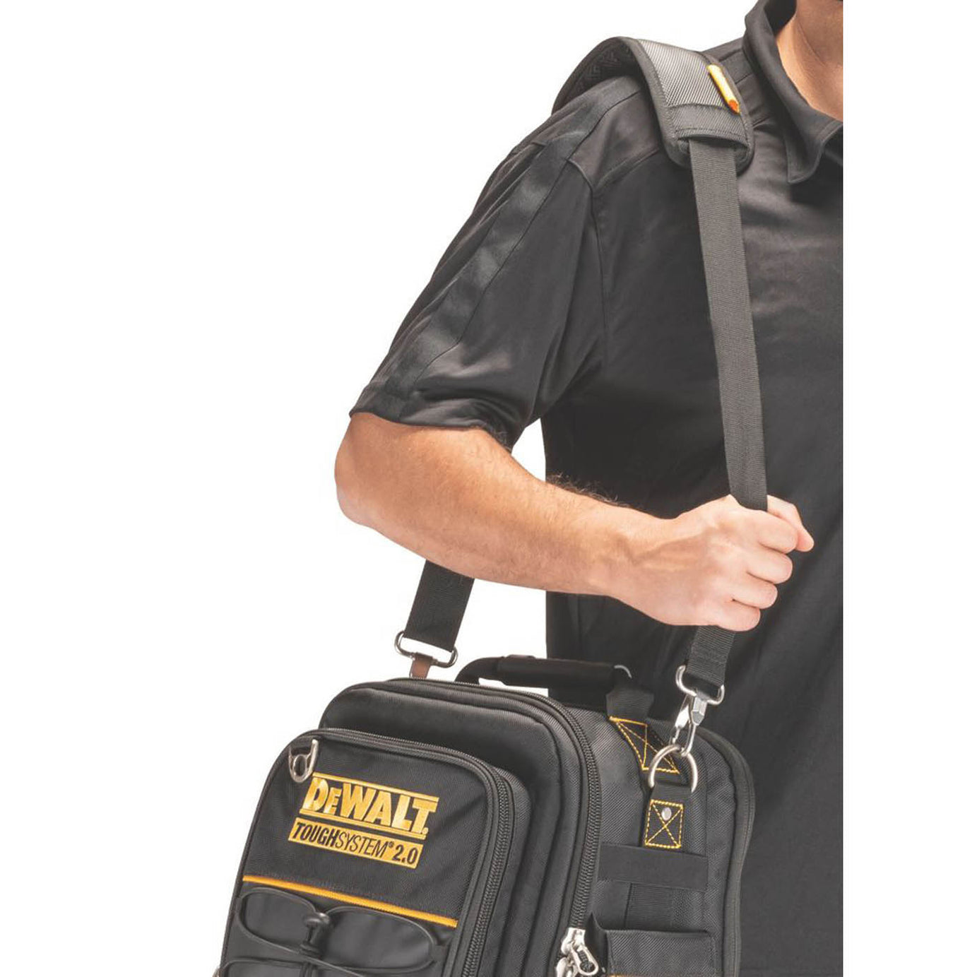 DeWalt Tool Bag Shoulder Strap DWST83524-1 Handle Zipped Waterproof Base Black - Image 3