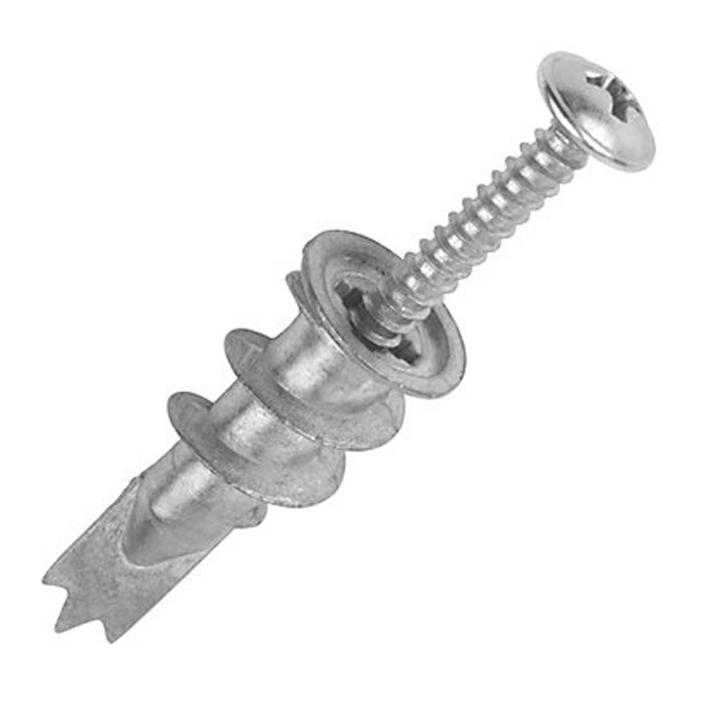 Easyfix  Self-Drill Plasterboard Fixings Metal 32mm 500 Pack - Image 1