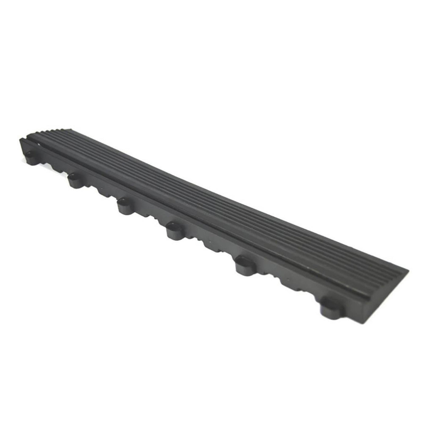 Swisstrax Ribtrax Pro Vented Garage Floor Tile Ramp Jet Black 400mm x 63mm 4 Pack - Image 4
