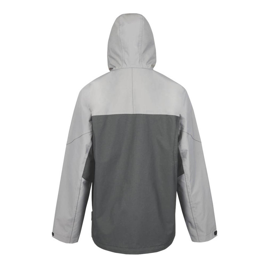 Site Mens Jacket Windproof Black Grey Messner Adjustable Hood X Large 54" Chest - Image 3