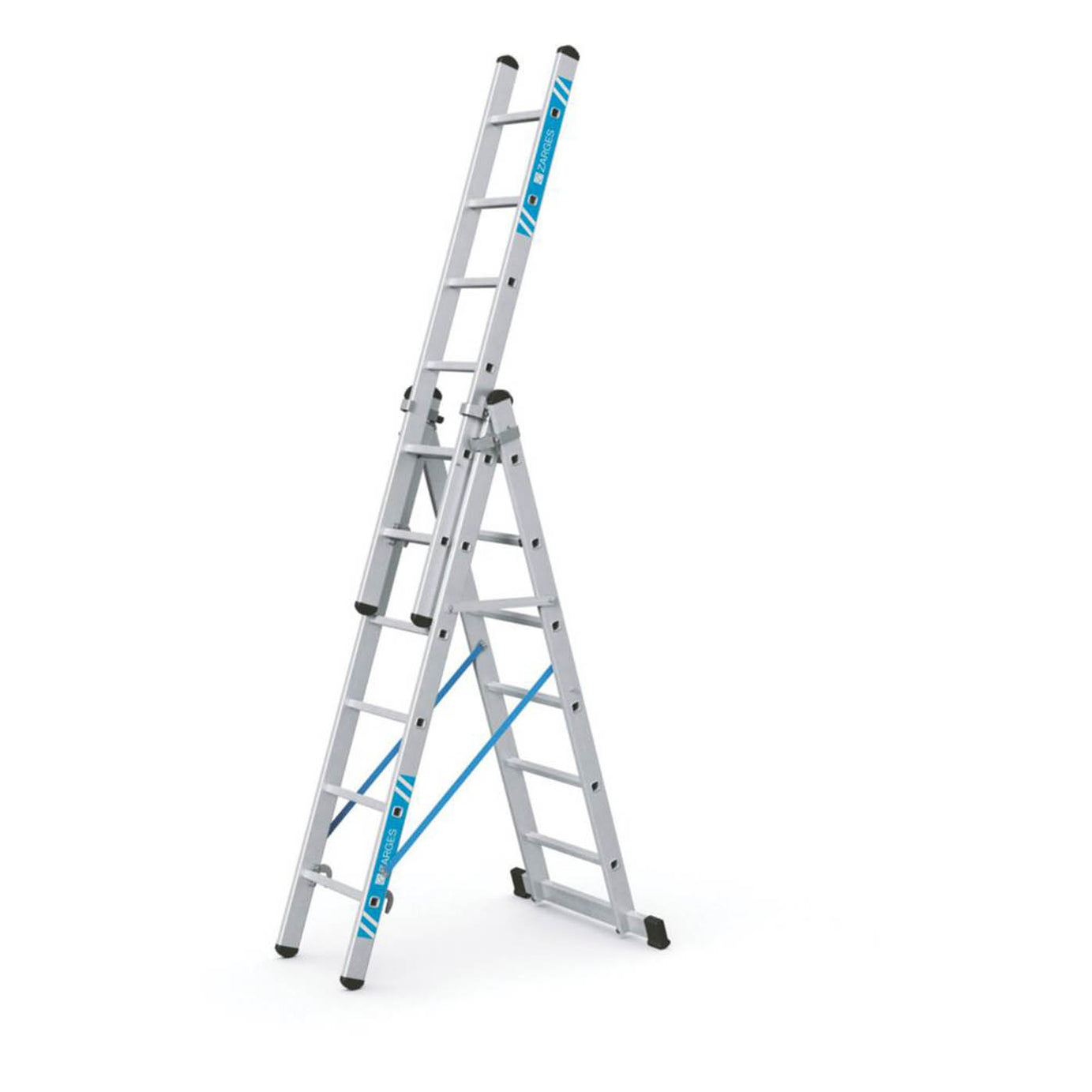 Zarges Skymaster X Aluminium 4.1m Combination Ladder - Image 1
