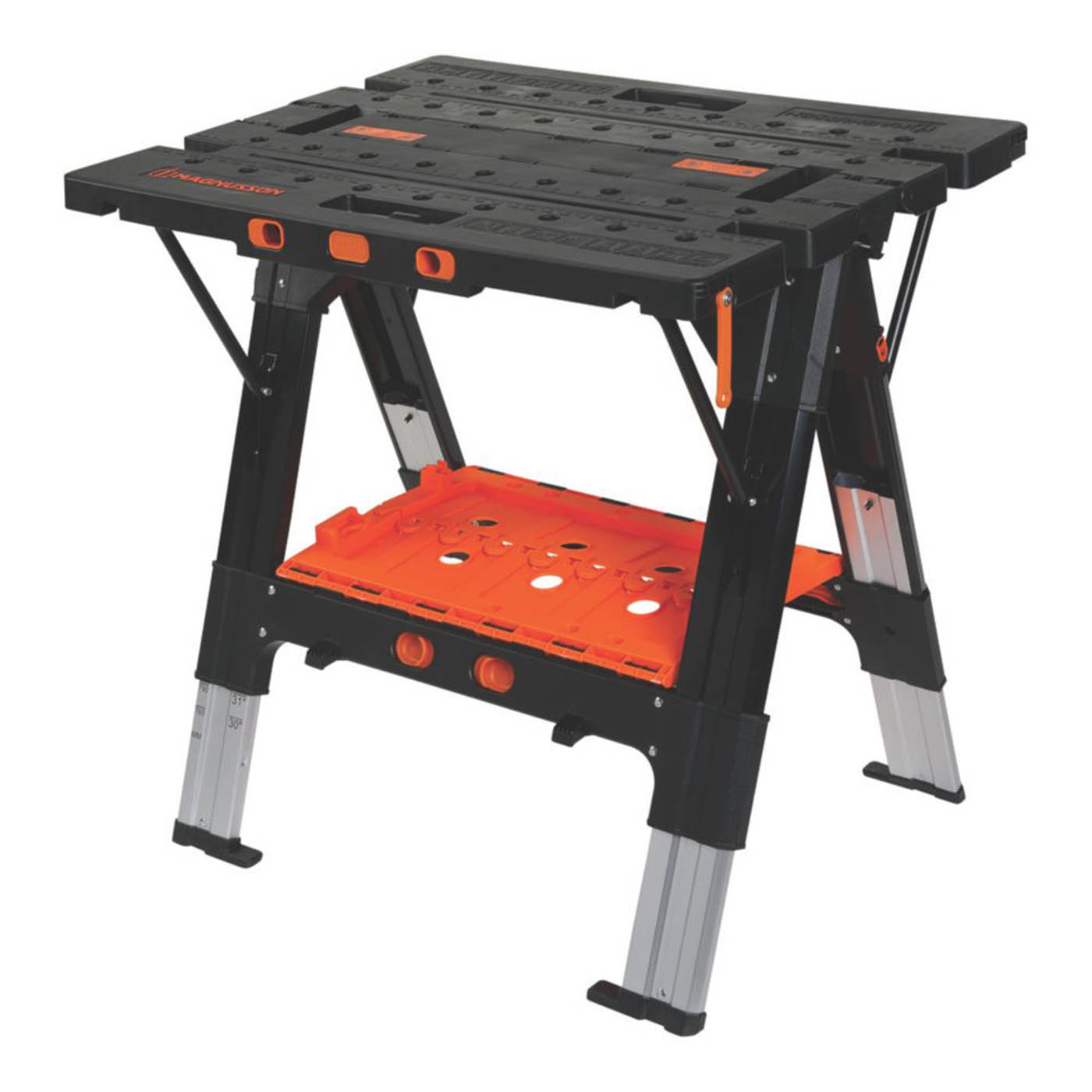 Magnusson Workbench 640mm Plastic Foldable Work Table Portable Heavy Duty - Image 1