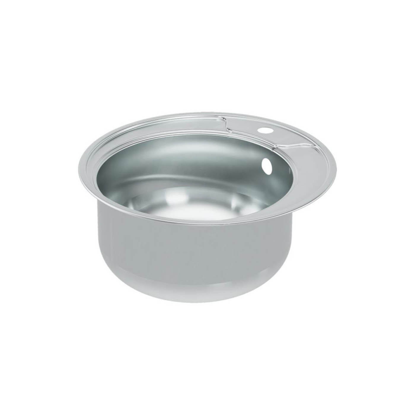 Quimby 1 Bowl  Satin Stainless Steel Sink 490mm x 490mm - Image 2