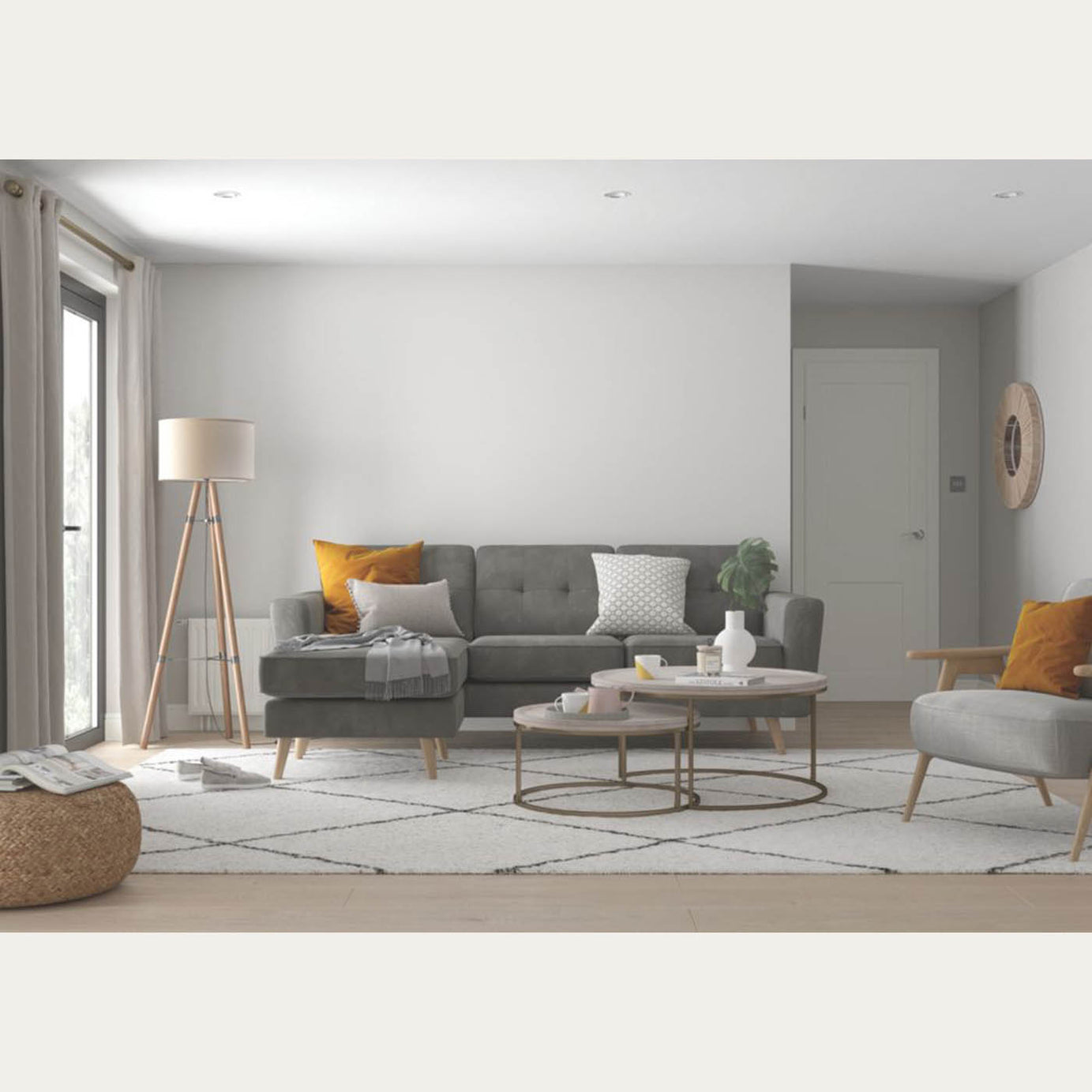 Dulux Emulsion Paint Polished Pebble Matt Water Based Indoor Walls Ceilings 2.5L - Image 5