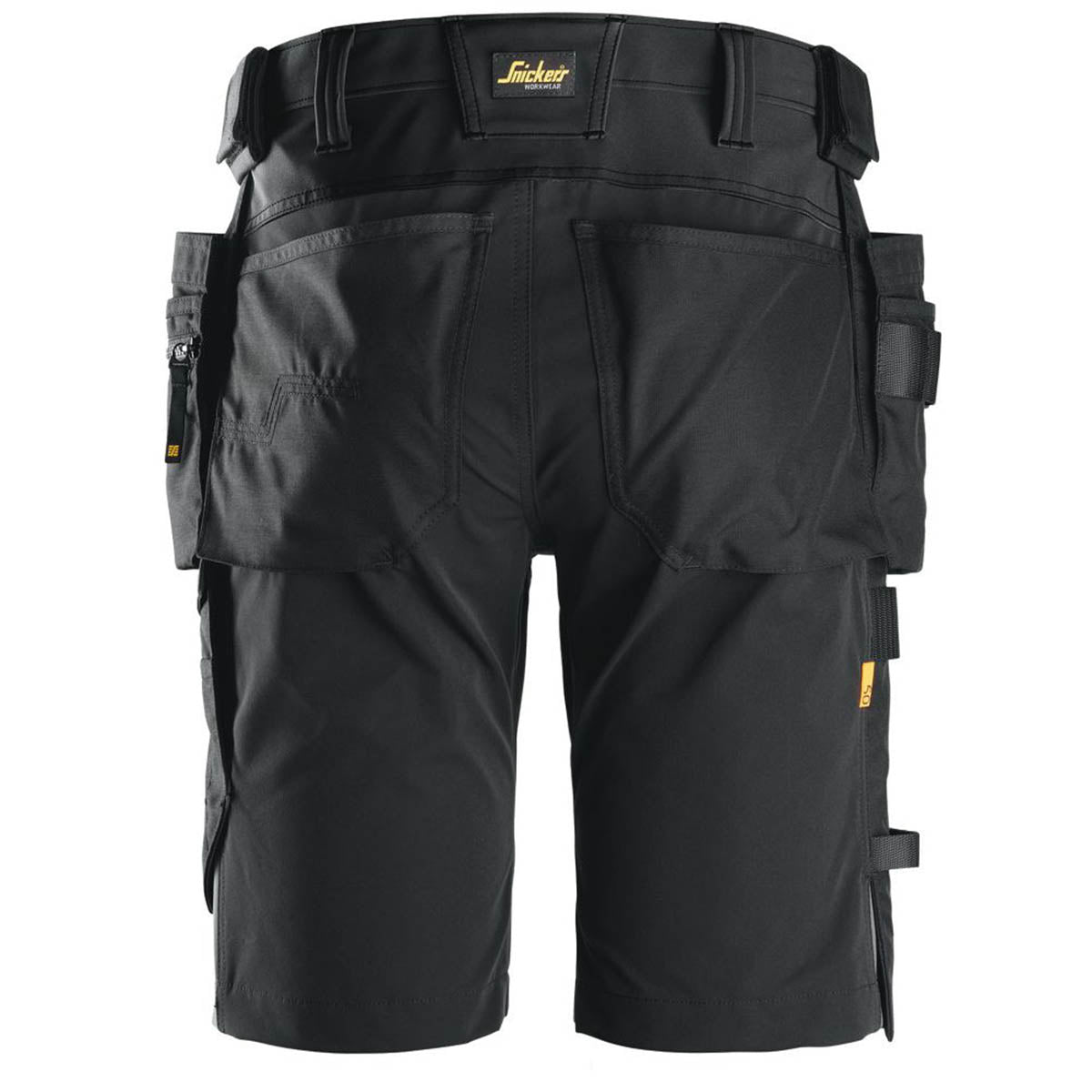 Snickers Work Shorts Mens Black Stretch Breathable Multi Pockets Cargo 38"W - Image 6