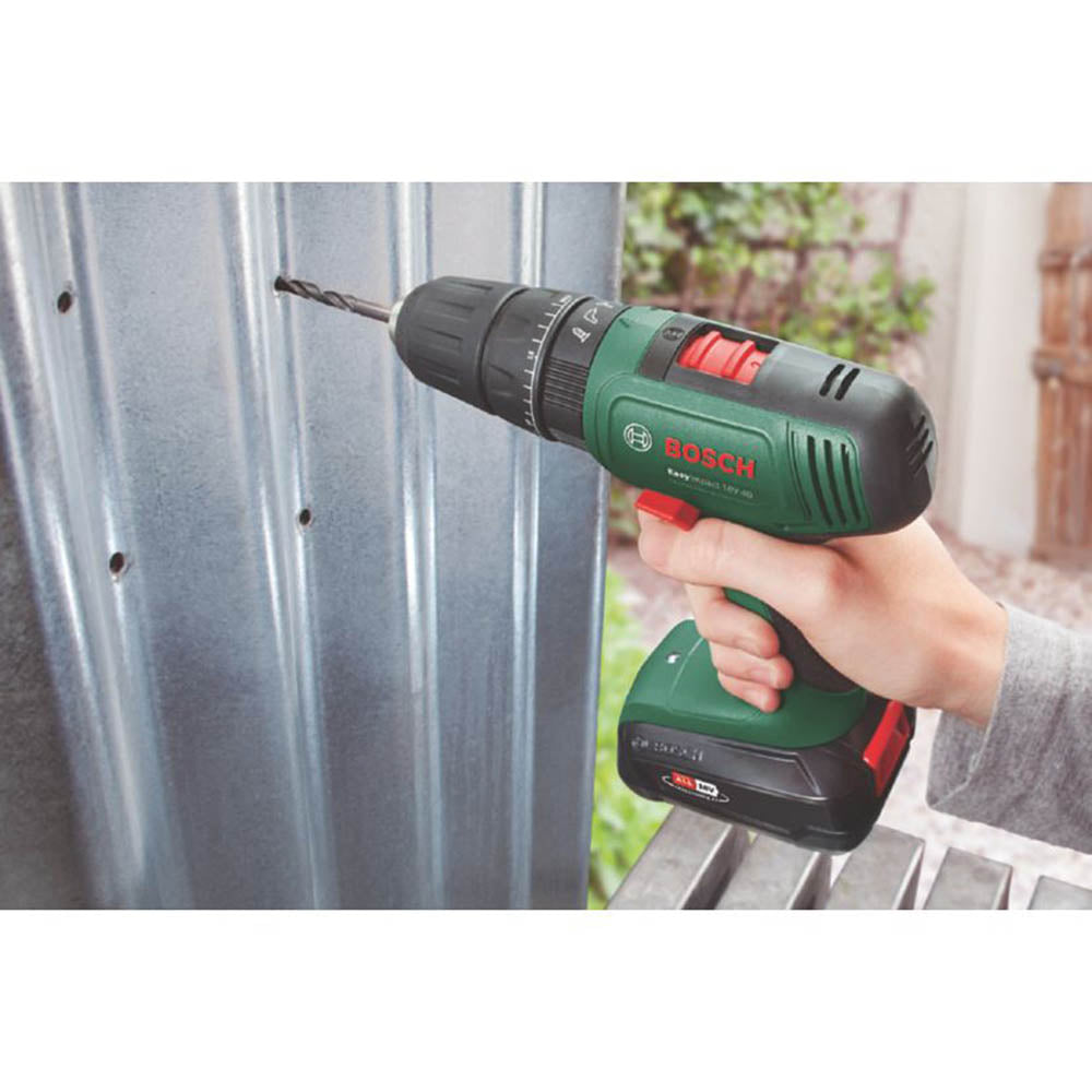 Bosch Combi Drill Cordless EasyImpact 18V-40 LED 2 x 2Ah Li-Ion 2 Ah Charger - Image 2