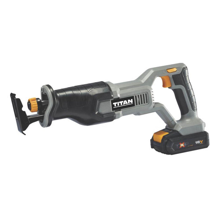 Titan  Cordless Reciprocating SawTTI880RSP Lion TXP Portable 2Ah Soft Grip 18V - Image 2