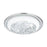 Eglo Ceiling Light LED Warm White Steel Glass Crystal Chrome White Round Modern - Image 1