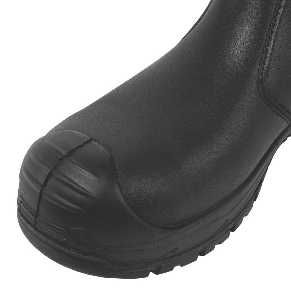 Apache Safety Dealer Boots Unisex Wide Fit Black Work Shoes Composite Toe Size 6 - Image 3