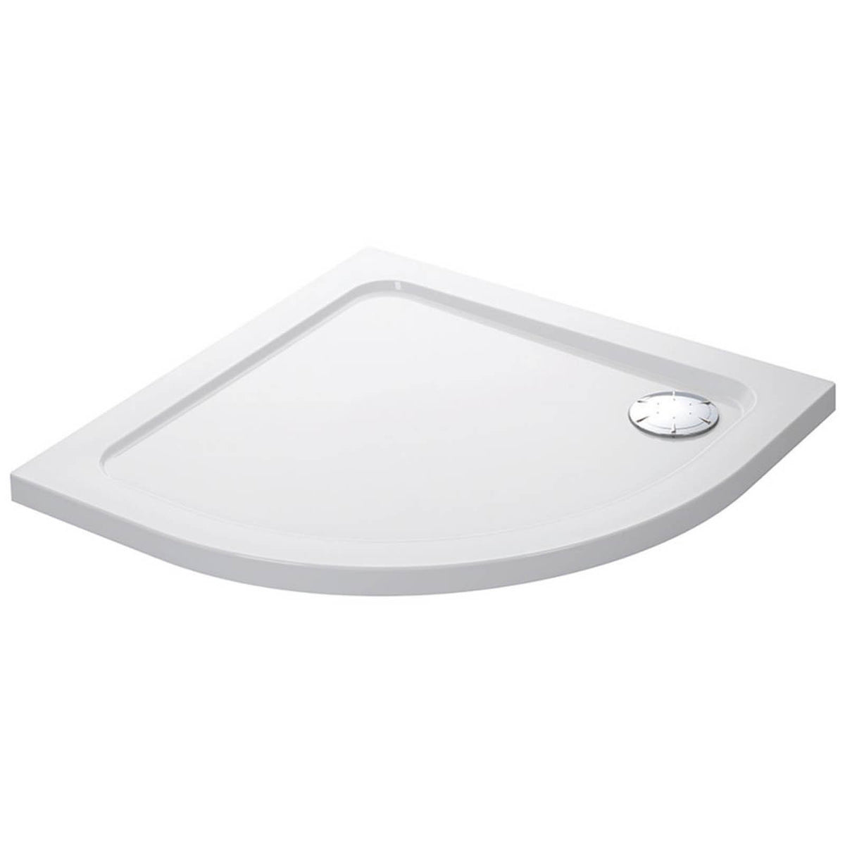 Mira Flight Low Quadrant Shower Tray White 900 x 900 x 40mm - Image 1