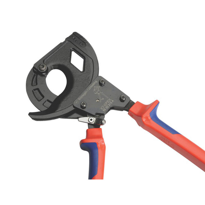 Knipex Ratchet Cable Cutters 45mm Heavy Duty Wire Cutting Hand Tool Plier - Image 4