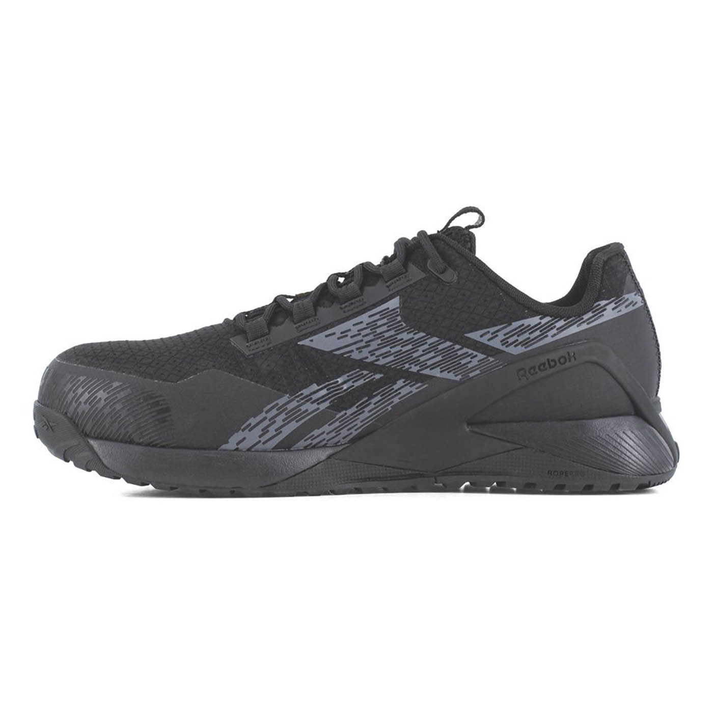 Reebok Safety Trainers Unisex Wide Fit Black Work Shoes Composite Toe Size 8 - Image 3
