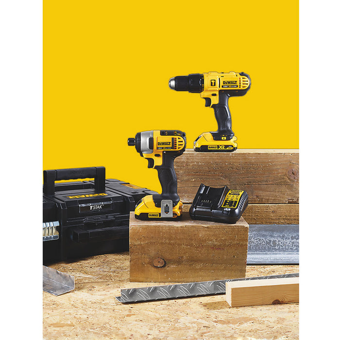 DeWalt Combi Drill Impact Driver Kit Cordless 18V 2x2.0Ah Li-Ion DCZ298D2T-SFGB - Image 2