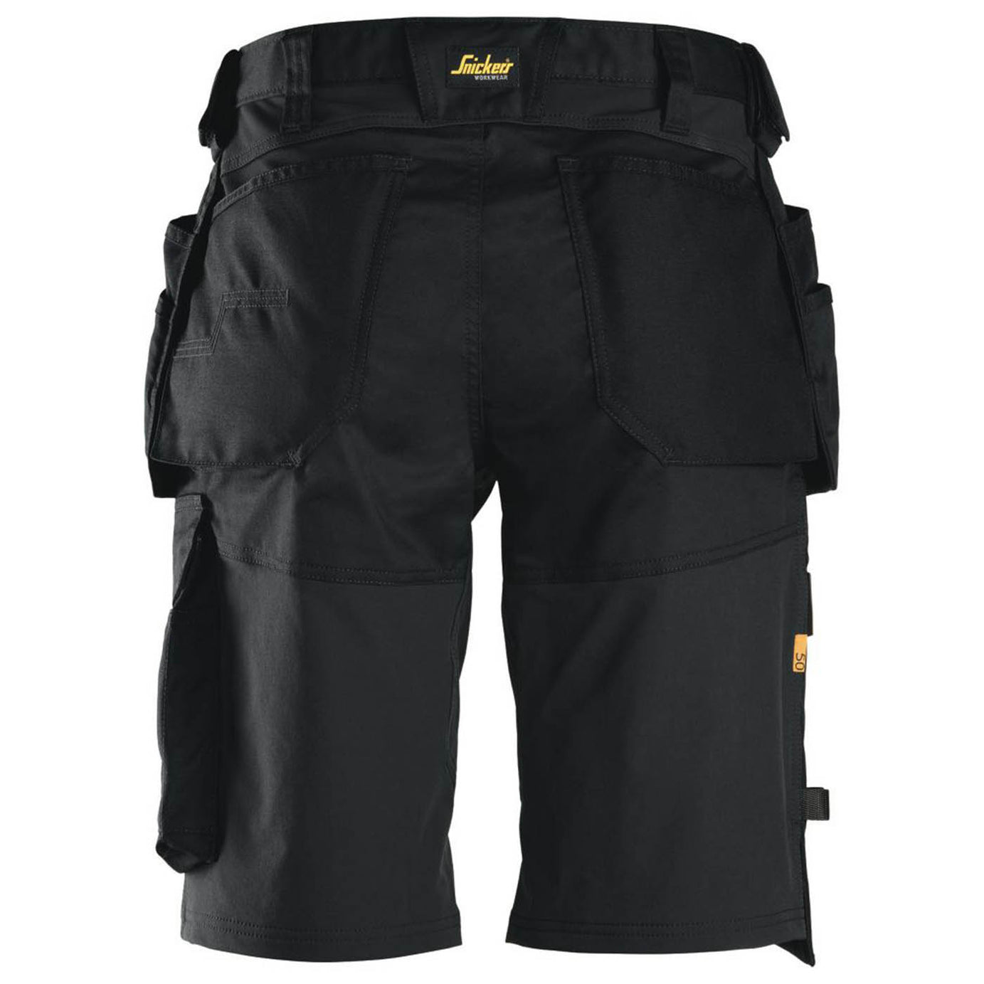Snickers 6151 Stretch Work Shorts Black 30" W - Image 5